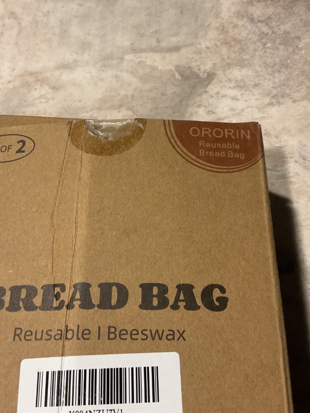 Ororin Bread Bags Reusable Beeswax set of 2 New in box - Picture 2 of 9